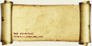 Nikolina Zimonjić vizit kartica